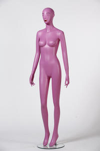 Custom female window displays standing adult mannequins