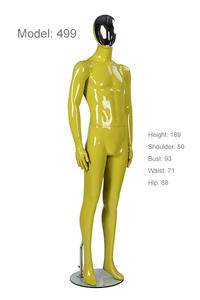 Full body male mannequin with changeable face