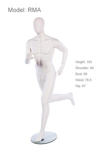 Male sport mannequin full body action mannequin